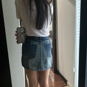 One teaspoon denim skirt